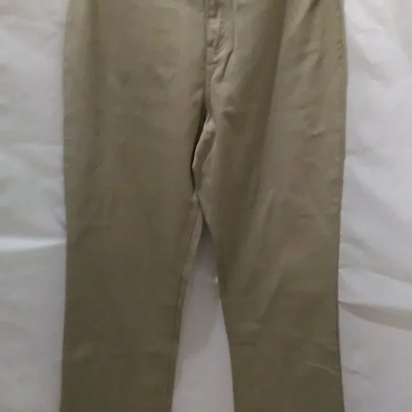 Khakis Rag Washed Comfort Women's Pants Color Beige Size 11/12 - Picture 6 of 8